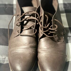 Classic Brown Leather Men's Shoes